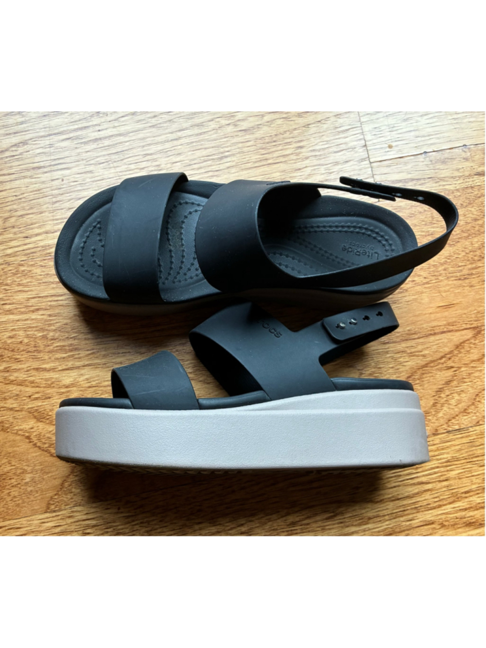 Crocs Brooklyn Low Wedge Sandal - Women's size 6